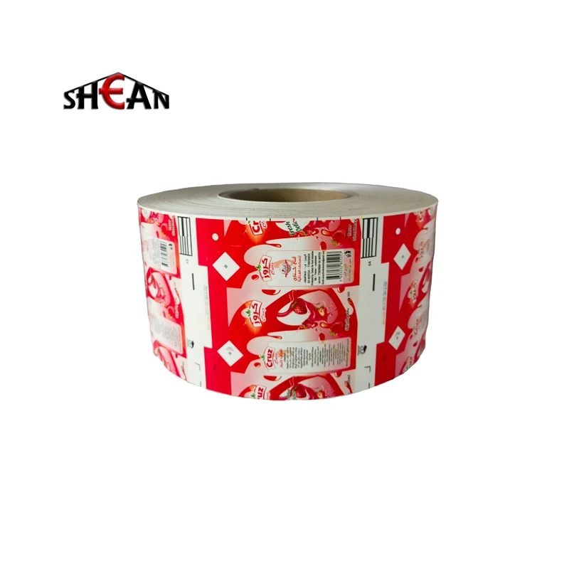 125ml 200ml 250ml Aseptic Packaging Material Paper Roll for Juice Milk Beverage