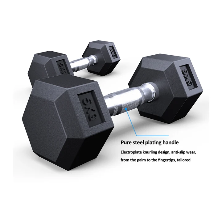 Zjfit Fitness 20kg Free Weight Lifting Gym Equipment Mancuernas 10kg Weights Hexagon Hexagonal