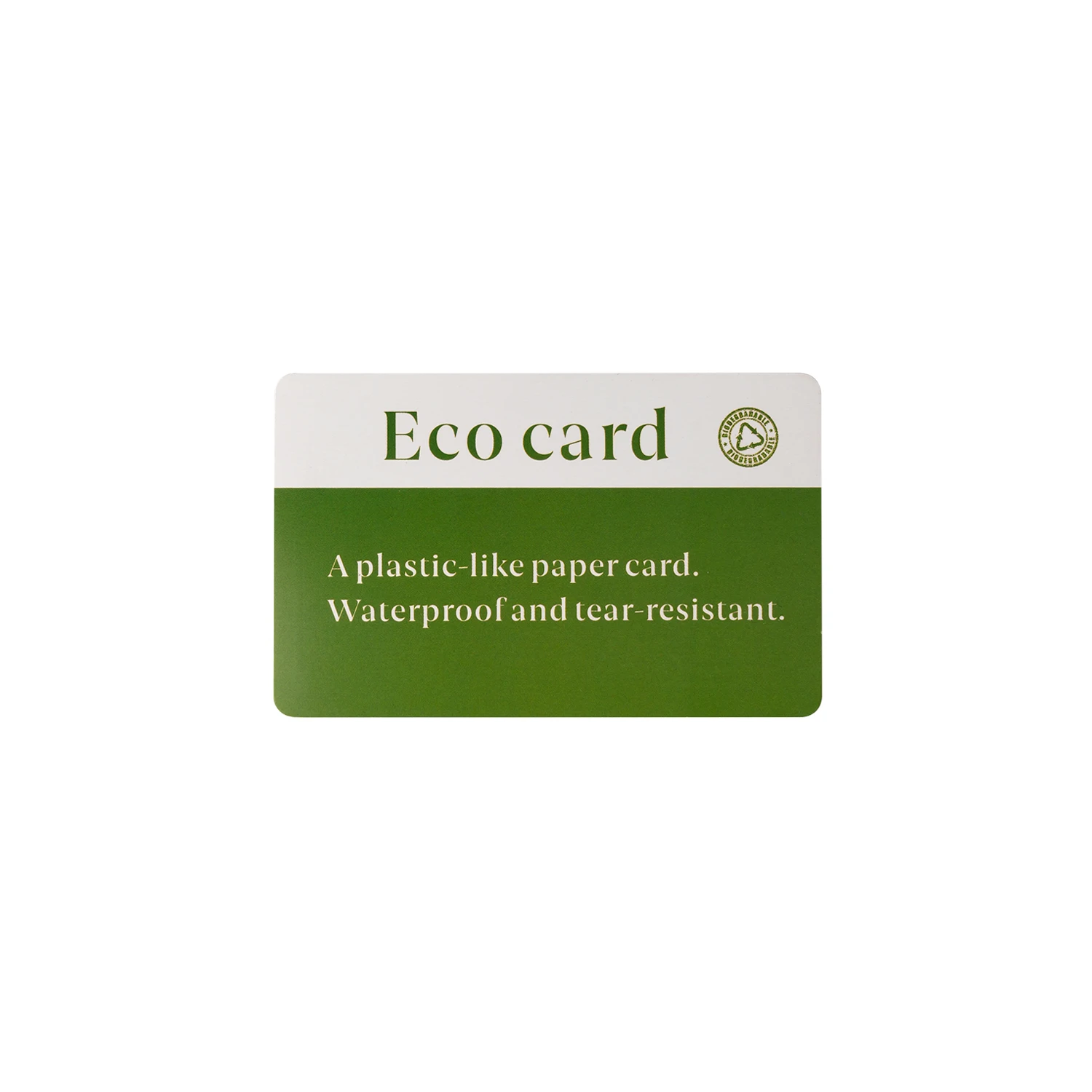 Chengdu Mind Iot Rfid Chip Eco Friendly Bio Paper Like Pvc Card