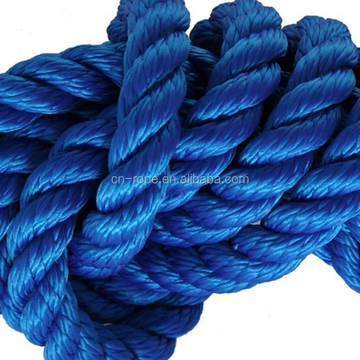 best selling product 10mm nylon 3 strand mooring docking anchoring lines boat rope accessory