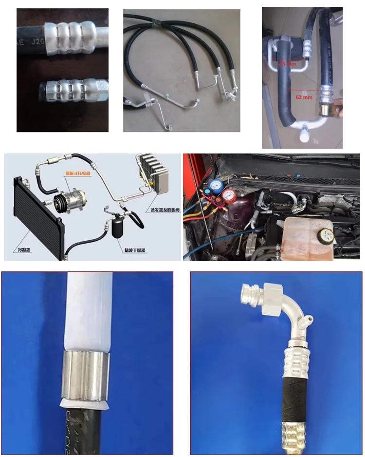 Side Open Bathroom Hose Pressing Machine Air Conditioning Hose/Pipe Crimping Machine Side Opening /Side Feeding Hose Crimper