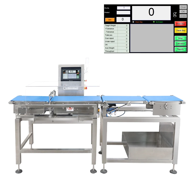 Factory Price Conveyor Belt Checkweigher Weighing Scales for Bottle Production Line