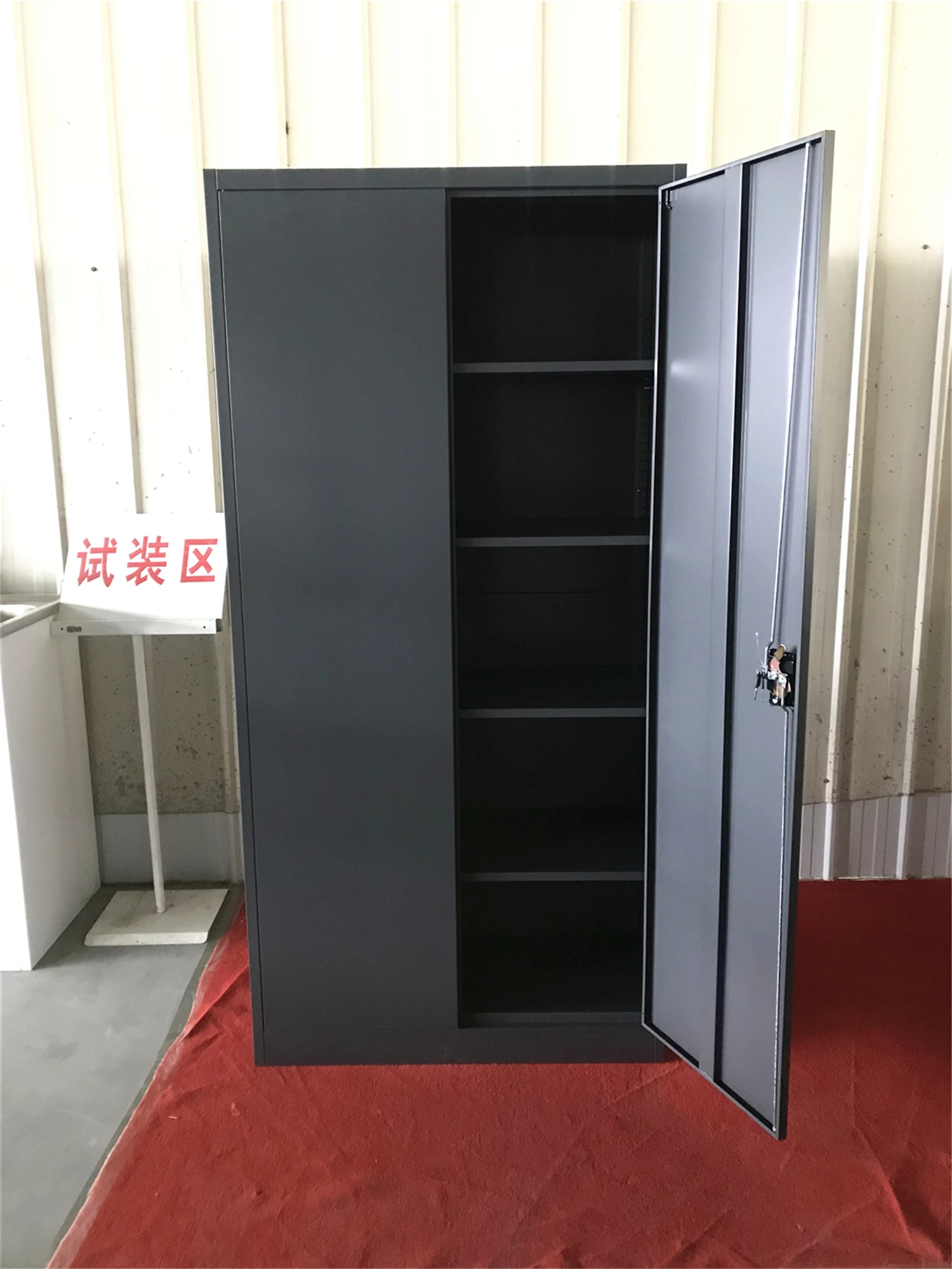 木制彩色设计钢制衣柜卧室秋千2门金属柜储物柜| Alibaba.com