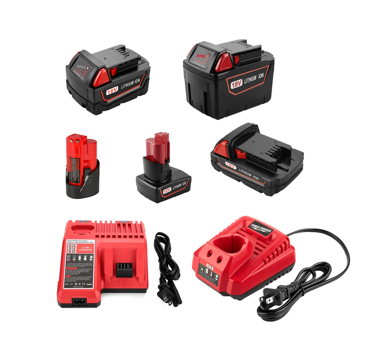 BL1830 BL1430 DC18RC DC18RA 18V Lithium Ion Power Tool Battery 2A  Electric Charger for DC18RC 18V Battery Charger