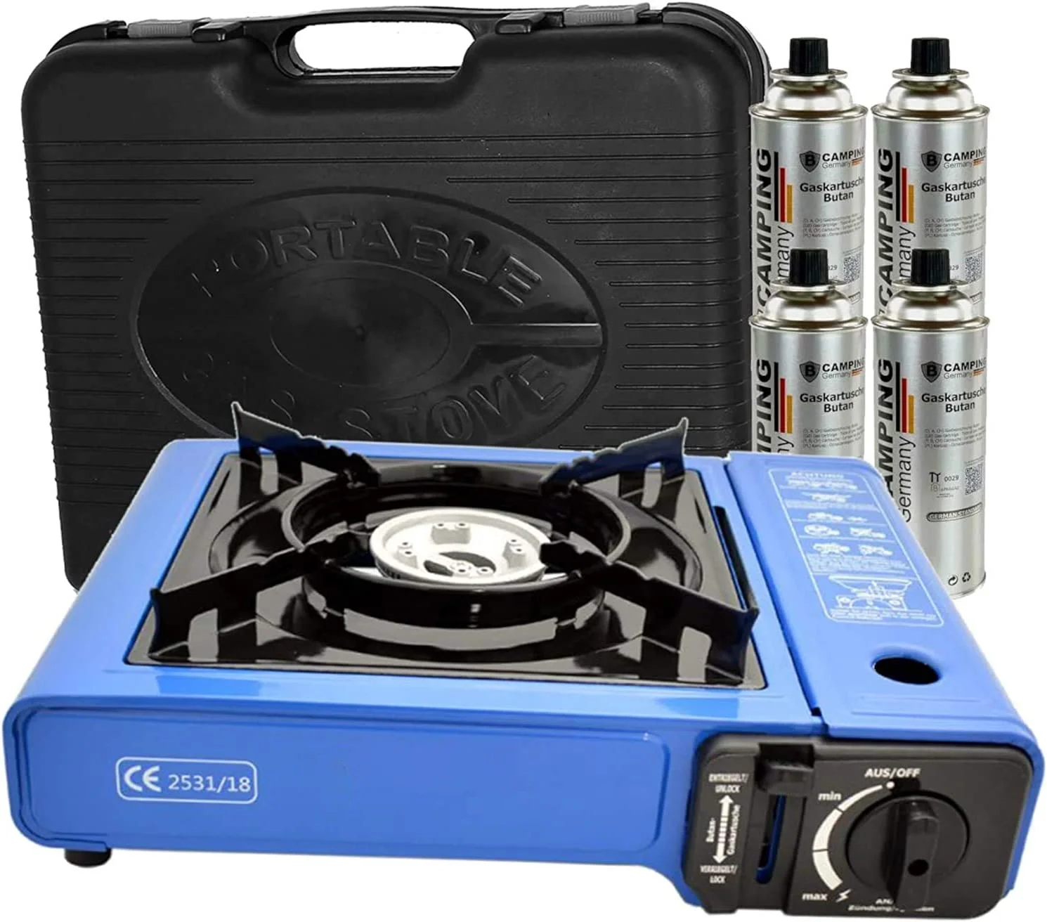 Household Single Burner Single Burner Gas Stove Cylinder Hot Plate Camping  Stove Camping Stove Portable Outdoor