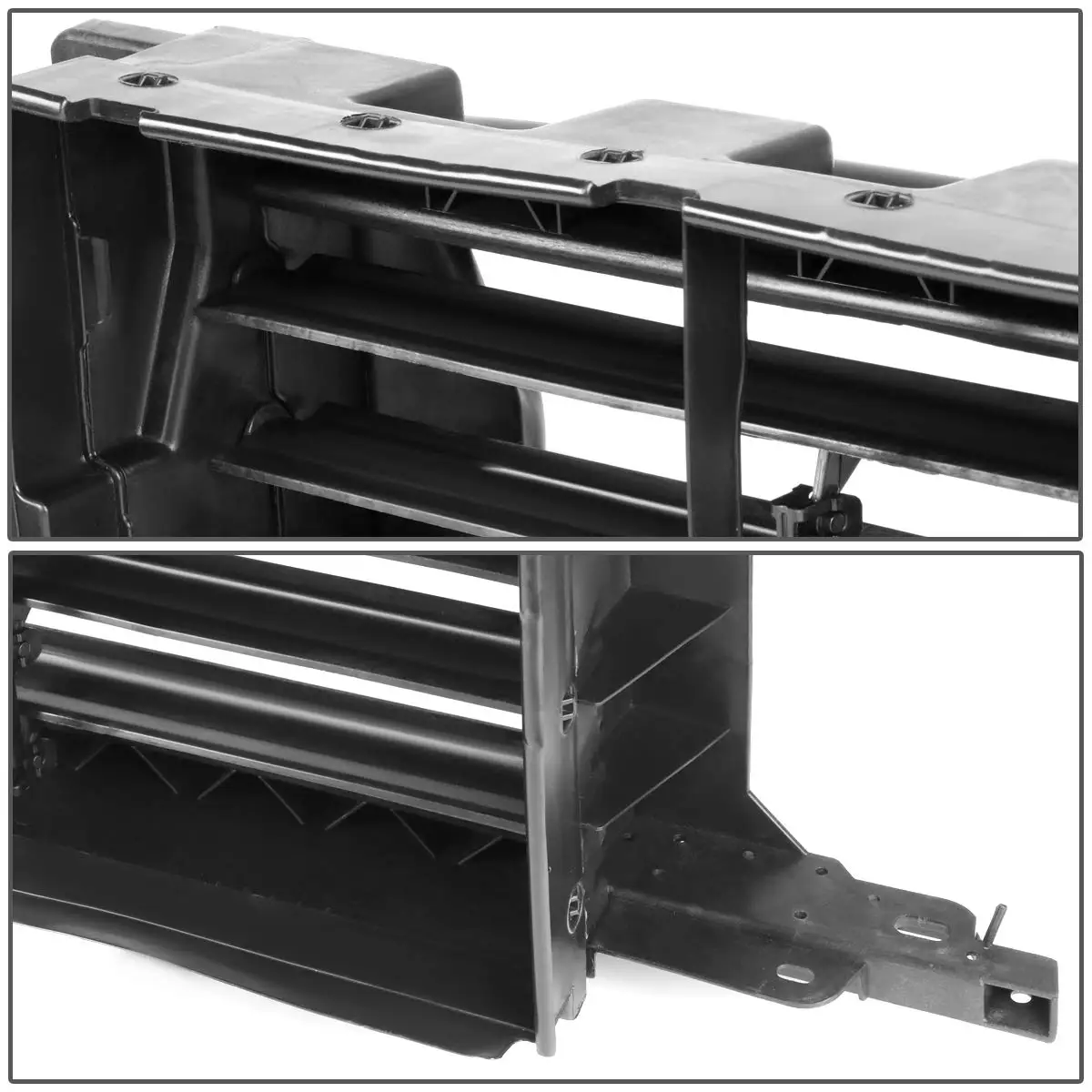 Front Bumper Lower Radiator Grille Airflow Shutter Assembly For 1517