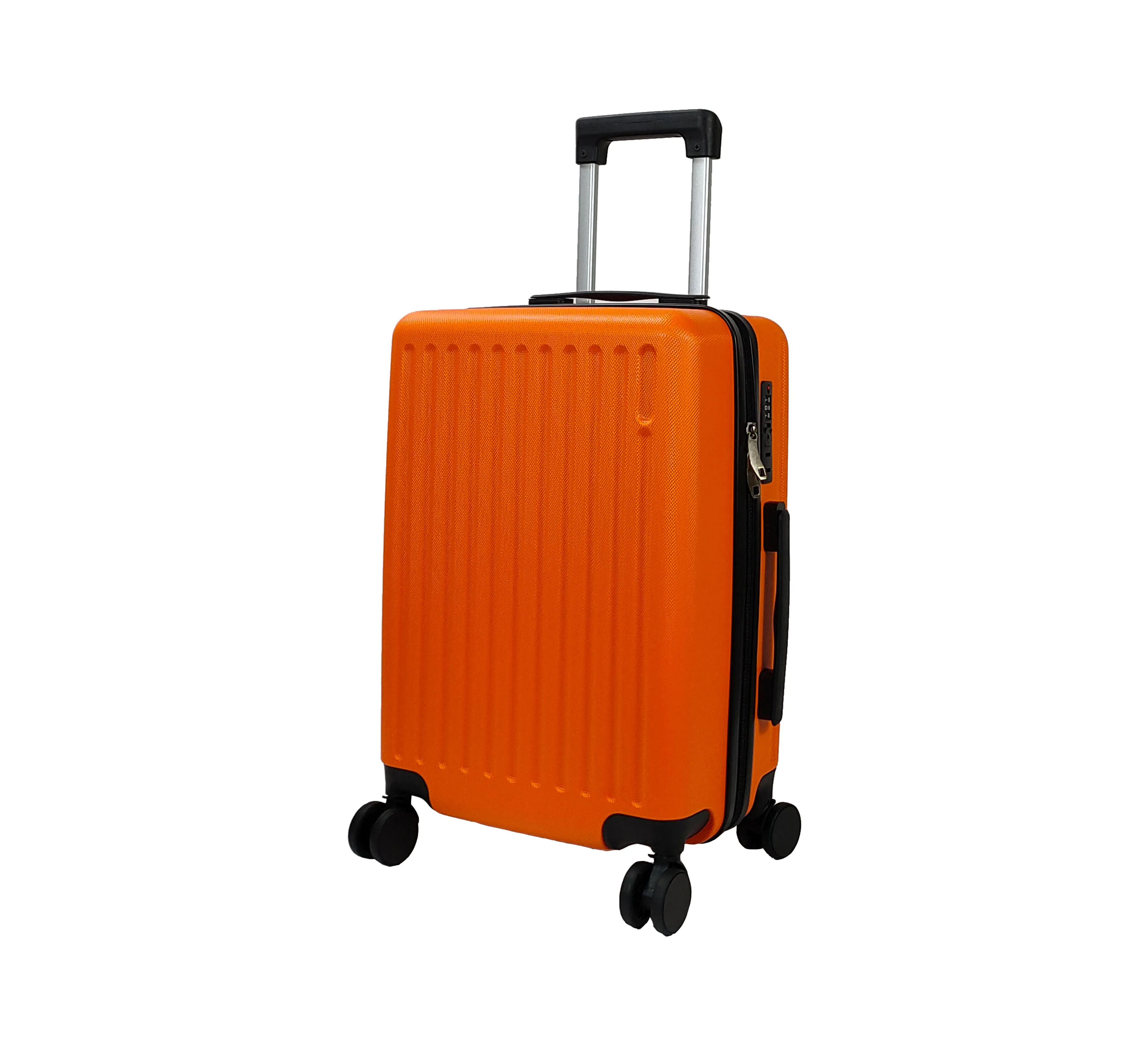 2024 Newest Design ABS Iron Trolley Universal Wheel Travel Luggage Custom Design Large Capacity Cabin Suitcase Sets