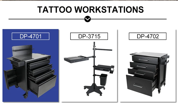 Portable mobile tattoo workstation