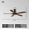 42inch -Black + walnut color