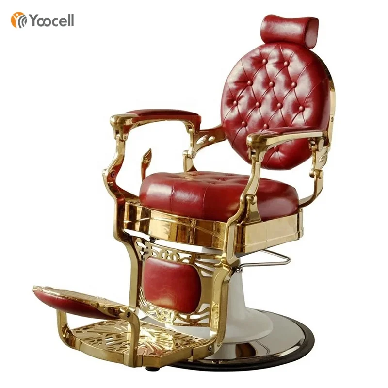 Melhor e mais barato de couro vermelho Antique barbeiro cabeleireiro  Presidente - China Barbeiro cadeira, Barato Barbeiro Cadeiras