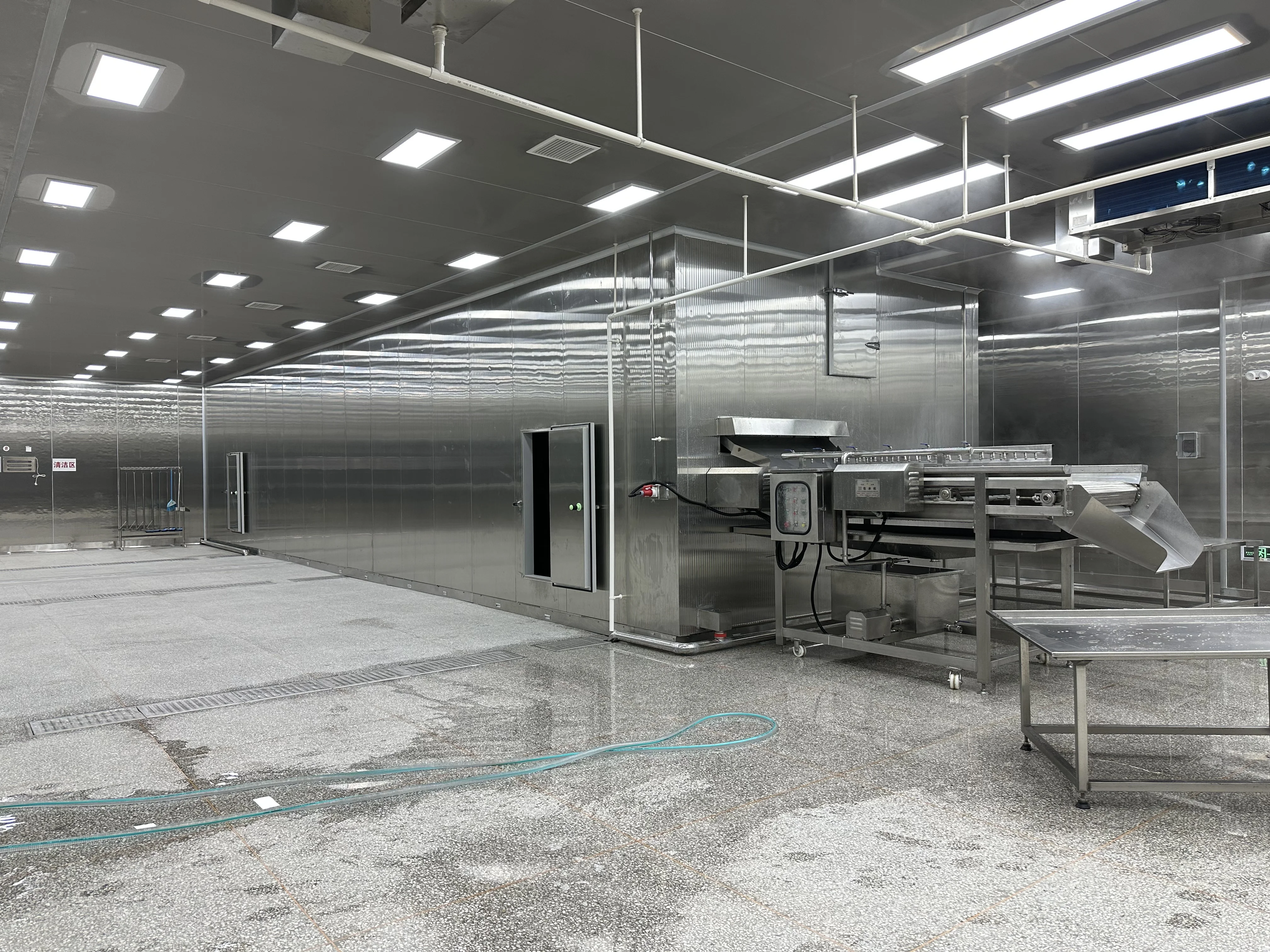 Continuous IQF freezer tunnel high-speed freezer for fruits, vegetables and meat