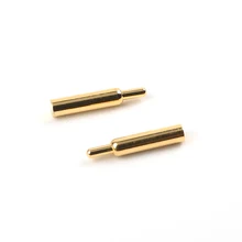 custom rivet 1.8mm gold plated brass double-headed SMT single pcb pogo pin