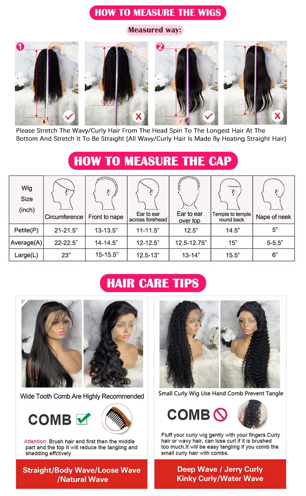 250 Densitet 13x6 HD Lace Highlights Peruk Äkta Hår Limfri Lockigt Honungsblond Vattenvågigt Djupt Frontalt_voghion.com