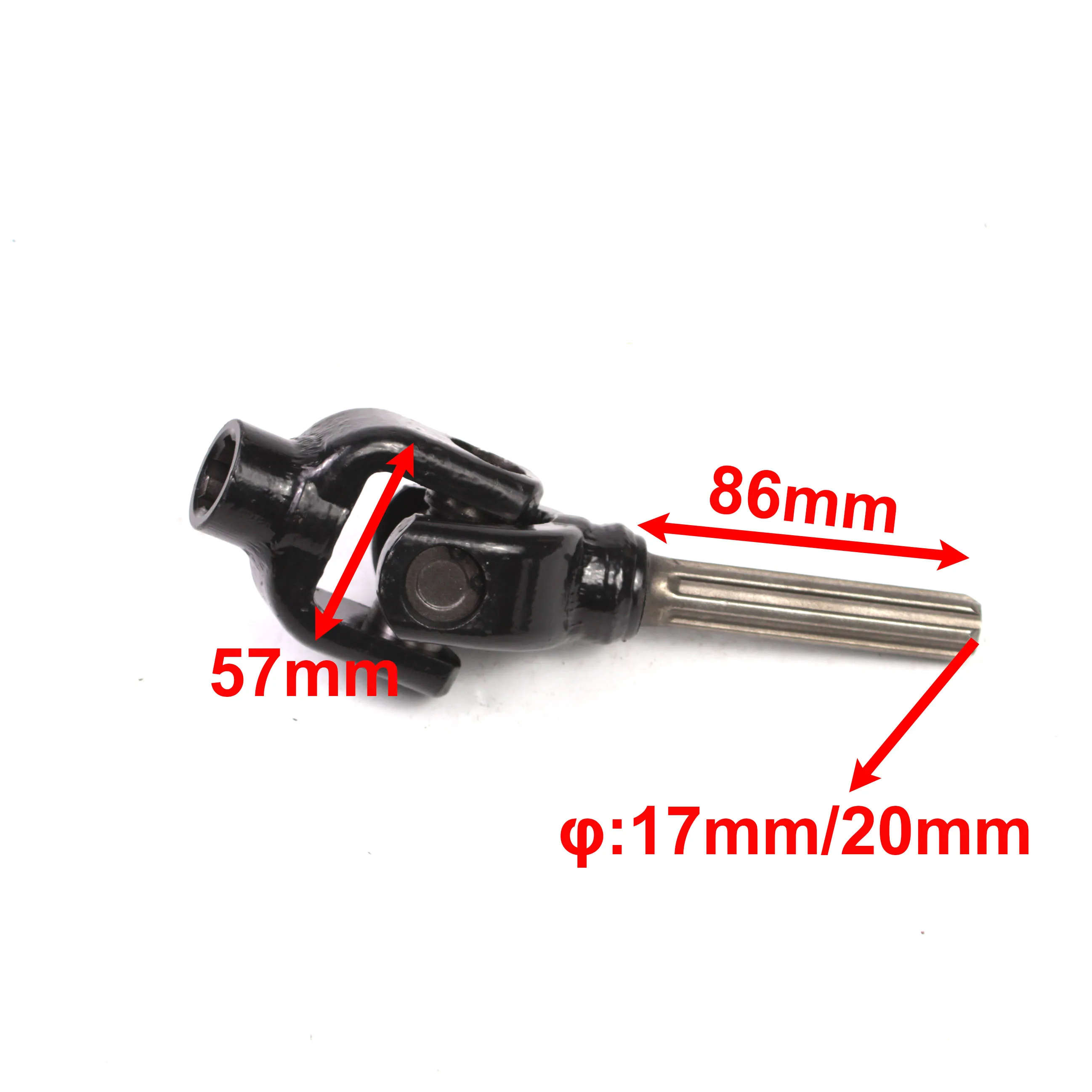 U Joint 20mm to 17mm ATV Quad Drive Shaft Reverse Gear for Motorcycle UTV GO KART Buggy 110cc 125cc 150cc