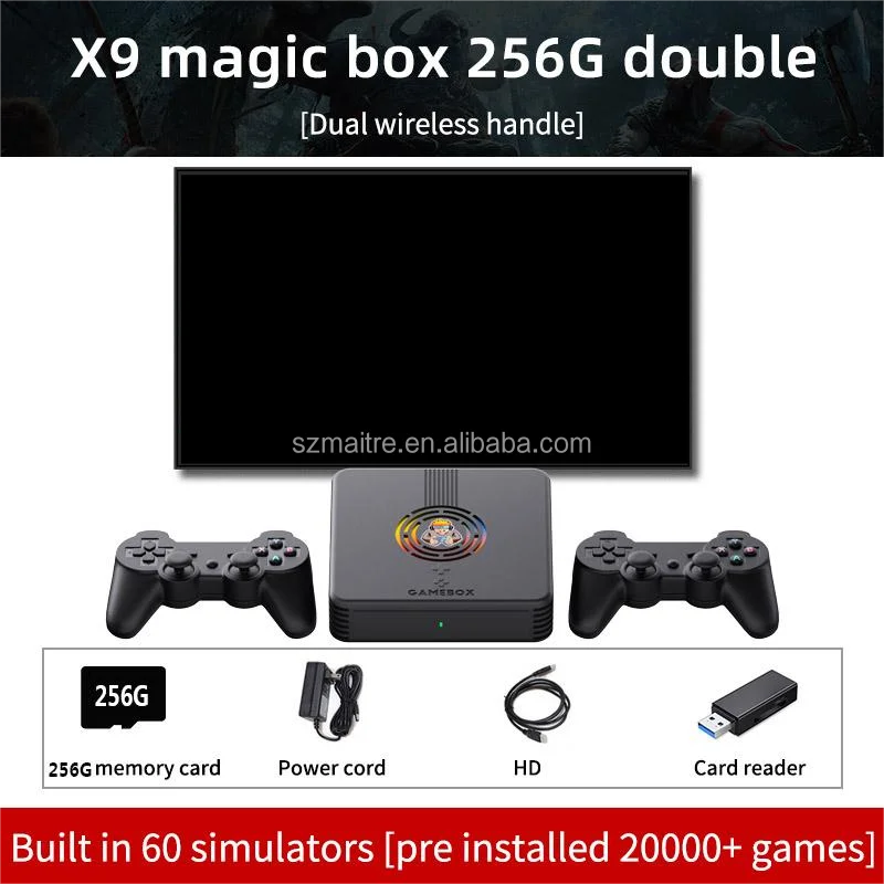 X9 ビデオホーム ダブルワイヤレスコントローラー ゲームスティック