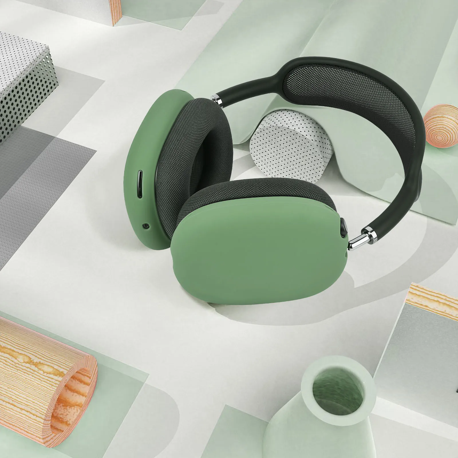 2023 Shockproof Silicone Ear Protection Earmuffs Casque Headphone Case