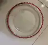 Clear with Red Rim