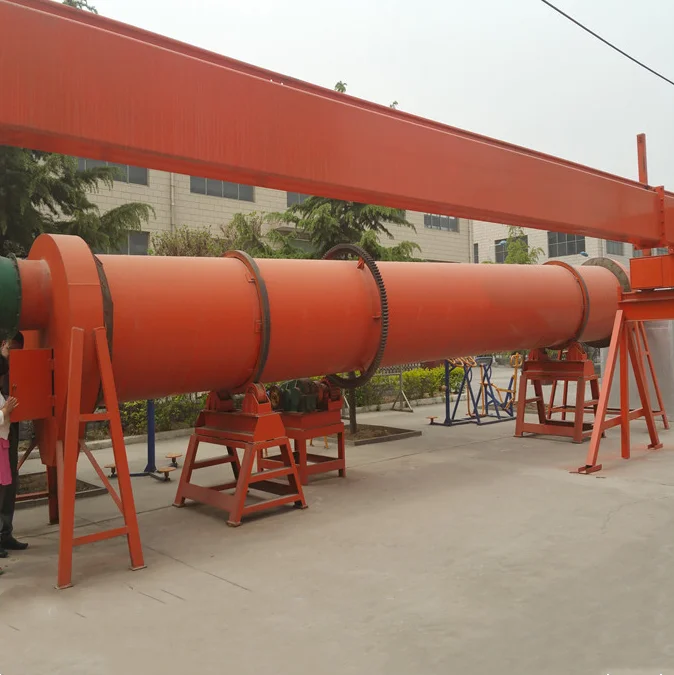 Роторная барабанная сушилка для сушки удобрений