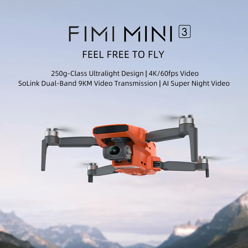 FIMI X8 MINI V2 Drone 4K UHD, Foldable, and Beginner-friendly