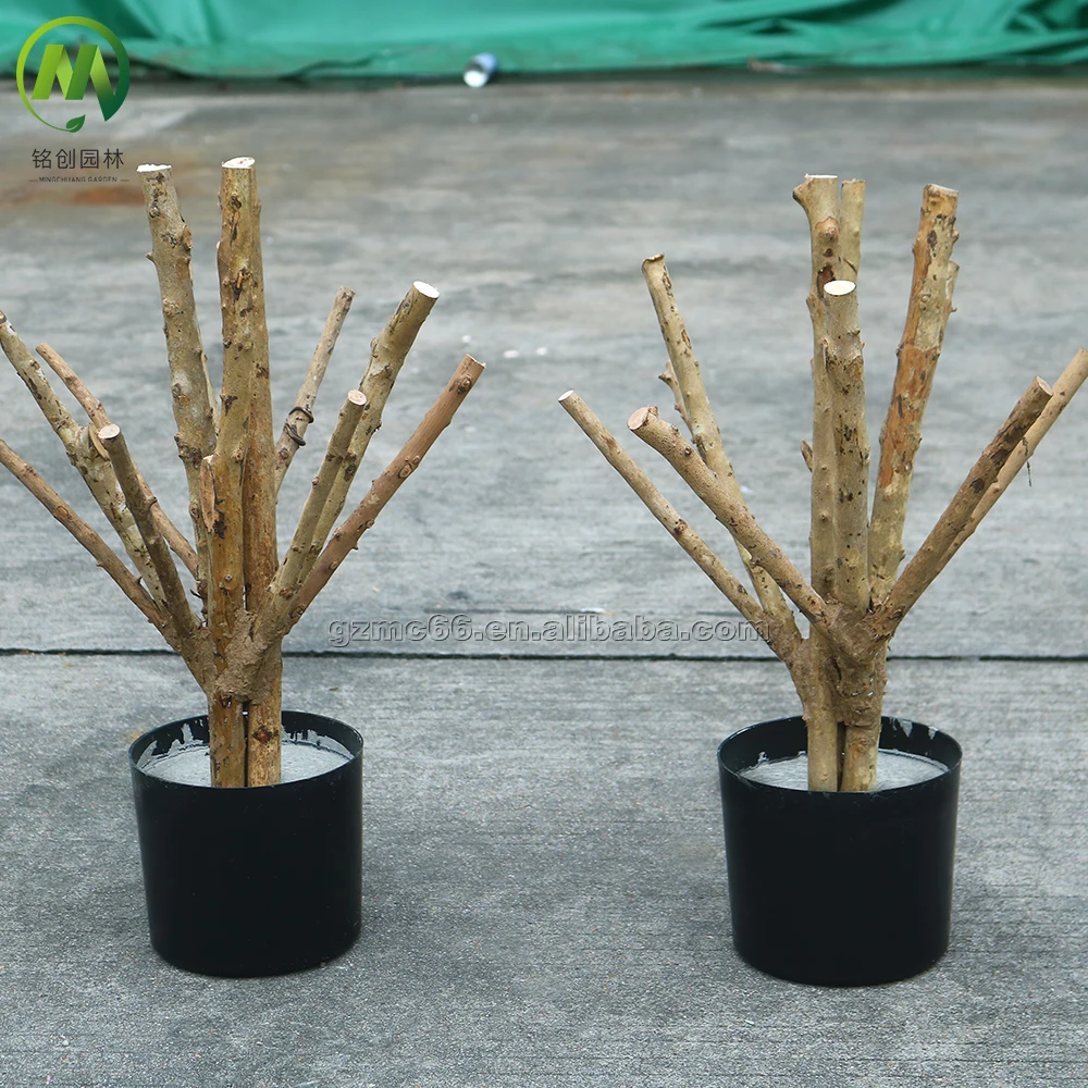 Simulation Flower Bonsai Tree Artificial Green Plant Bonsai Plastic Potted Tree Artificial Nerium Oleander for Garden Decor