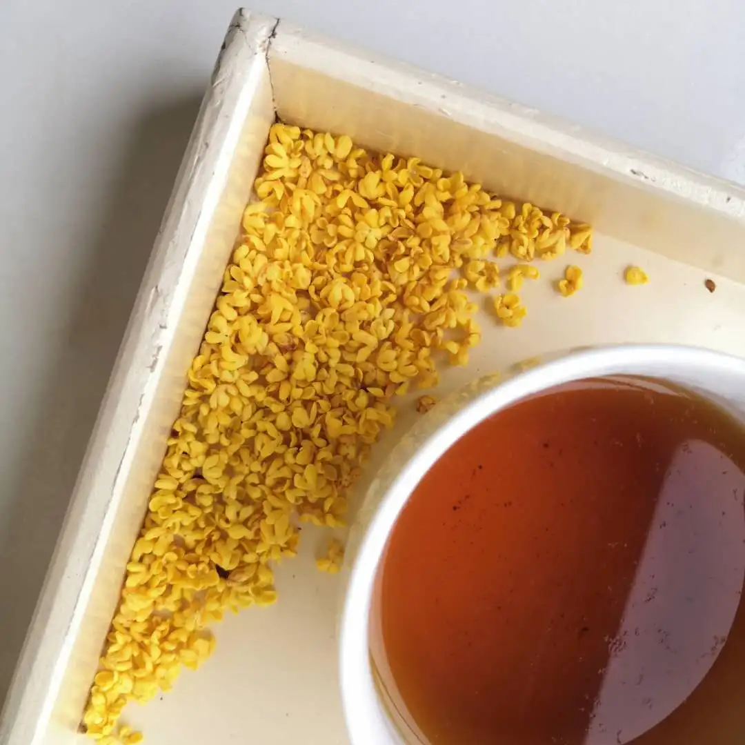Hot sale fermented osmanthus black tea famous keemun black tea osmanthus fragrance