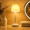 Color madera crema, 16 luces que cambian de color + control remoto