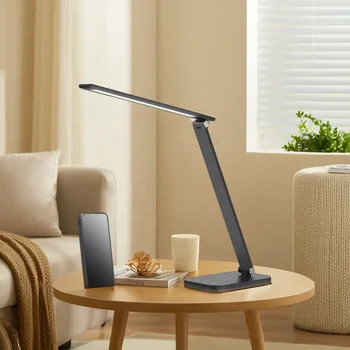 Modern ABS Lamp Body LED Desk Lamp Home Decoration with Rotary Eye