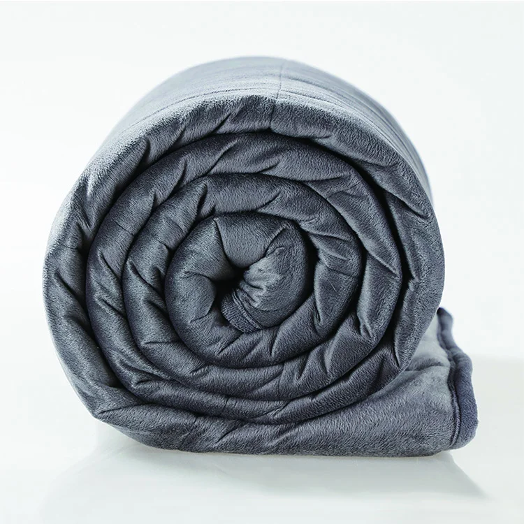 Eco-friendly polyester anti anxiety gravity sensory weighted cover gravity blanket