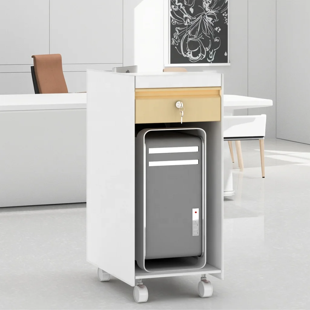 Industrial Computer Chassis Cabinet 380mm Server Storage Medical Data Centers Customizable Stainless Steel Enclosure Lockable 4