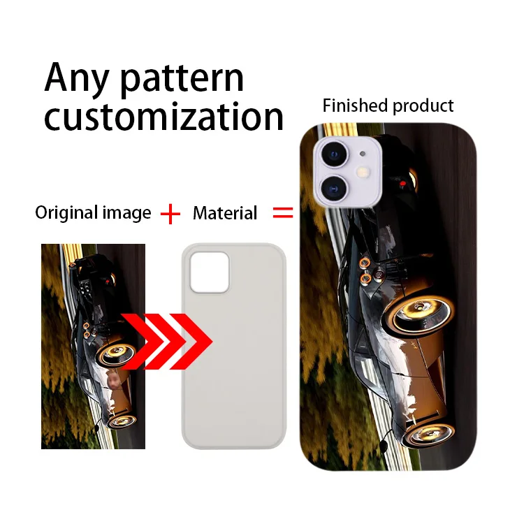 custom Painted pattern logo phone case for Iphone 12 luxury designer sublimation cell phone Case blank for iphone cases