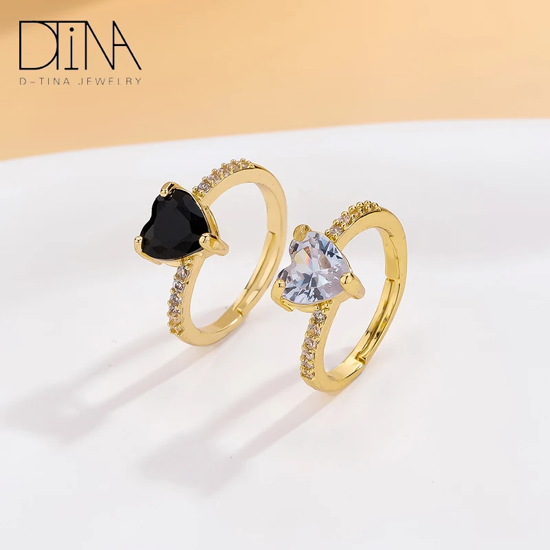 Bague Vintage Plaquée Or Avec Cubic Zirconium - Taille 51, Neuf Parfait État