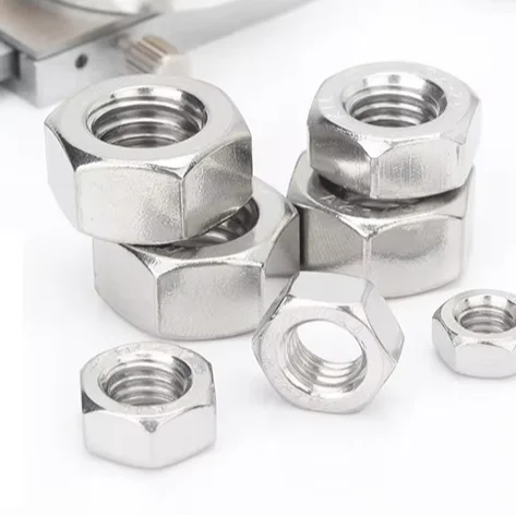 Nylon Locking Nut M6 M8 M24-Stainless Steel Hexagonal Nut with Galvanized Zinc Plated Polished Waxed Finish Mining ISO Standard