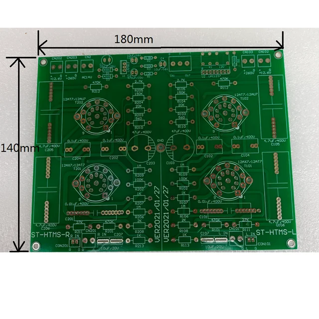 12AX7/12AT7/12AU7 stereo Tube Power Amplifier Board symmetrical design  Refer to Hetian Mao's circuit| Alibaba.com