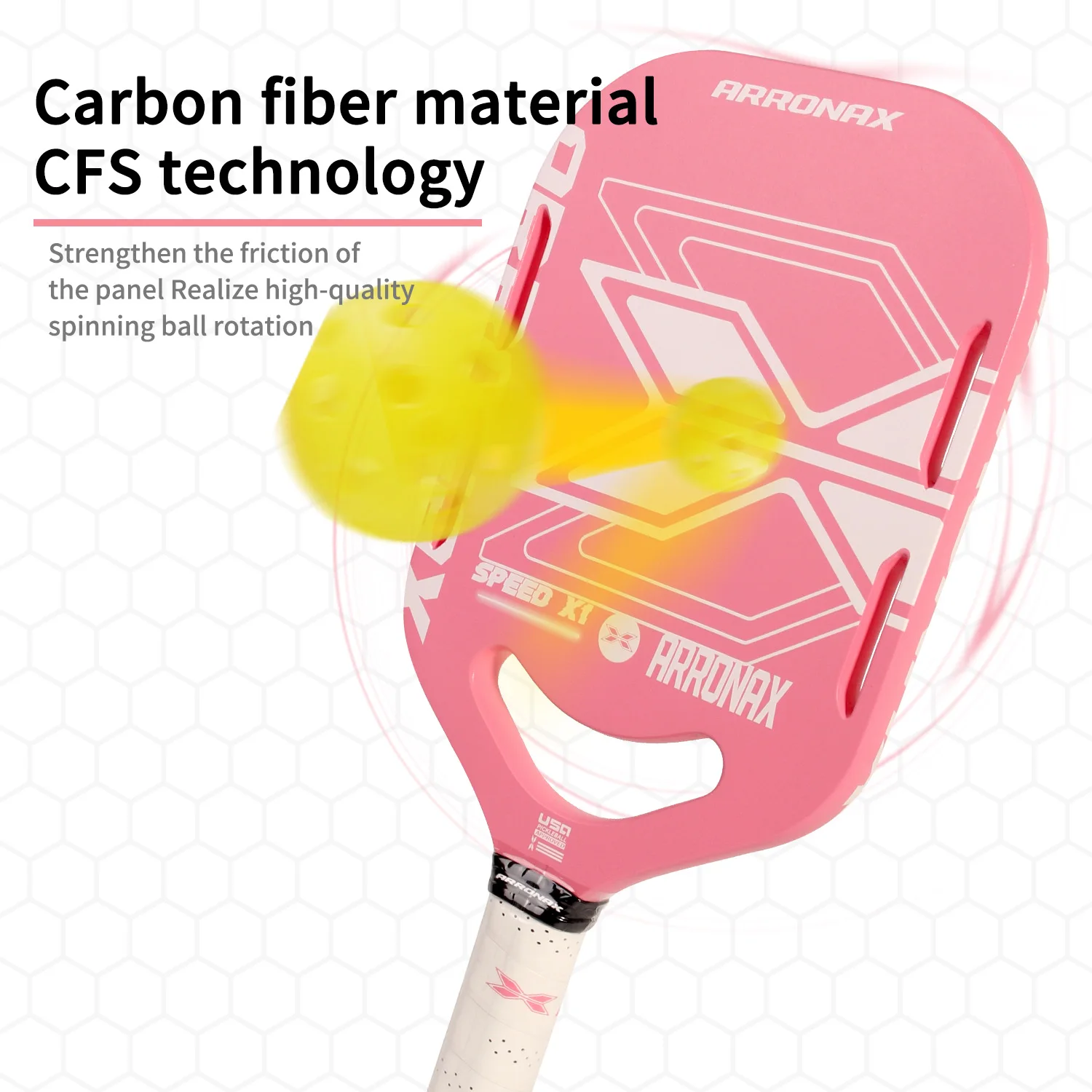 ARRONAX Pickleball Paddles - Durable, Aerodynamic, and Customizable