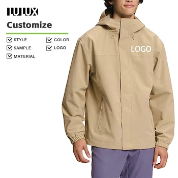 Autumn/Winter Men's 3-in-1 Detachable Sports Jackets Waterproof and Windproof with Zipper Closure Breathable Custom Logo