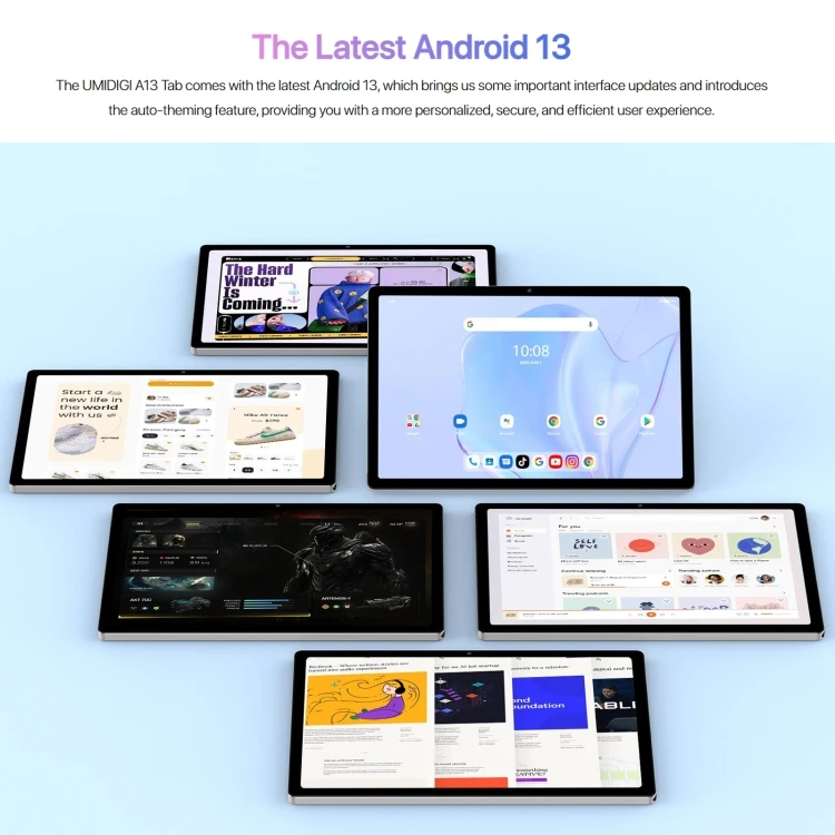 New Products 2023 UMIDIGI A13 Tab 4G Calling Tablet PC, 10.51 Inch 
