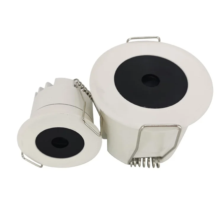 LC10227 High Brightness Indoor White Round Square Aluminum Recessed 3w 5w Ceiling COB LED Spotlight