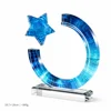 Estilo B - Base transparente - Trofeo para empleados