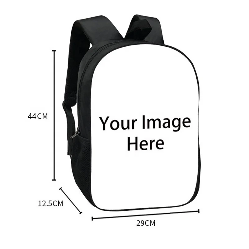 Custom Pattern Backpack Student Stylish Large Capacity Laptop Bag Elementary School Kid Backpack Trend Shark Friend Backpack