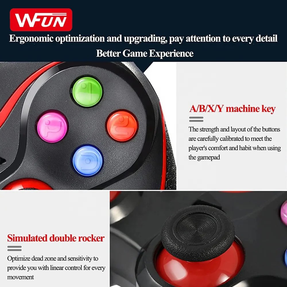 V8 Wireless Game Controller - Versatile and Programmable