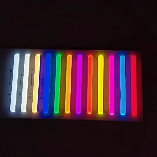 New Design Separated Neon Flex Light with Color Silicon Tube
