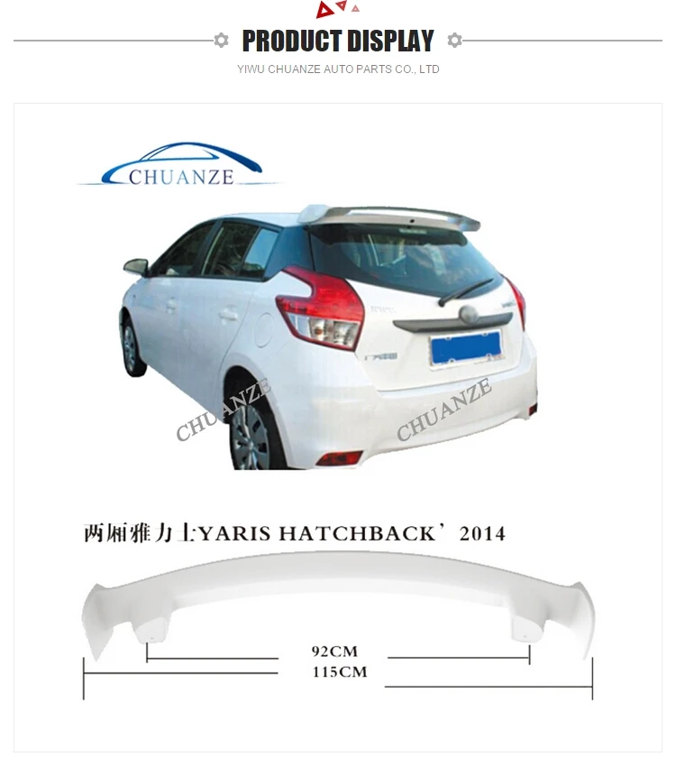 een kopje hulp Ansichtkaart For Toyota Yaris Hatchback 2012 Rear With Light Car Diggy Spoiler - Buy  Rear Car Spoiler,Yaris Spoiler,Spoiler Hatchback Product on Alibaba.com