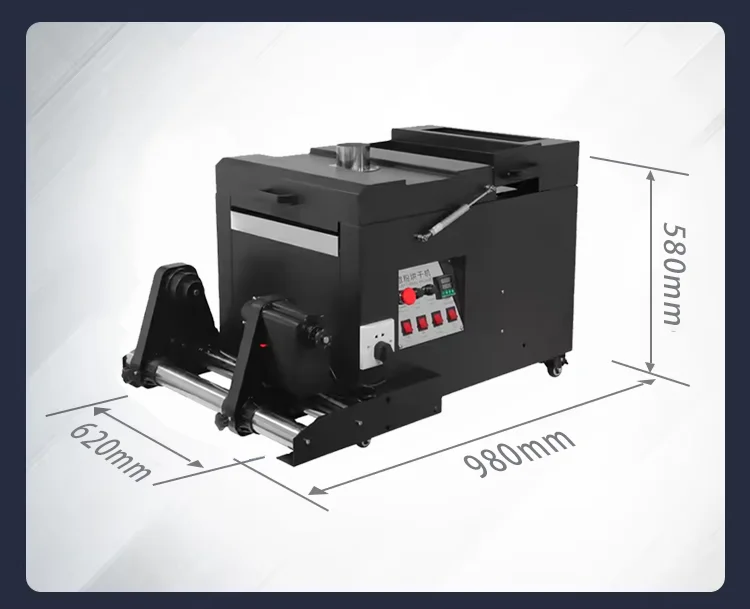13-Inch Desktop DTF Printer Small A3 Tshirt Printing Machine with Dryer and Powder Shaker for Tshirt Transfer Roll Pet Film details