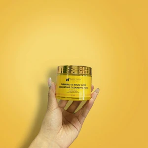 Viral Turmeric Kojic Acid Pads Exfoliating Toner Pads for All Skin Glowing Care TikTok Beauty Trend