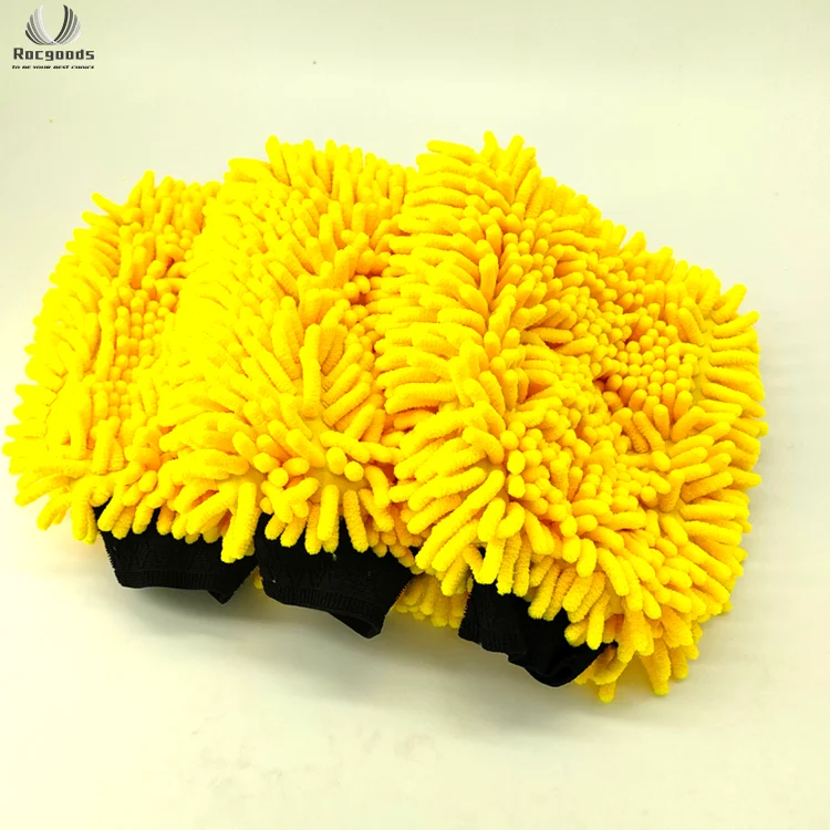 20*28 см синельное микроволокно тряпка губка комплект Безворсовая Ткань Профессиональные боксерские перчатки Автомойка рукавицей