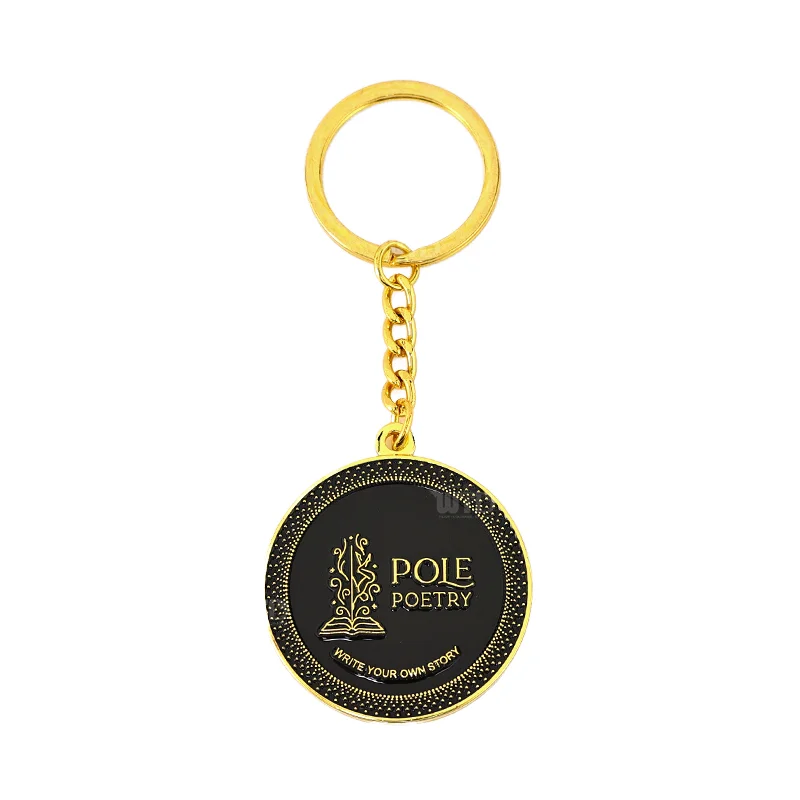 Custom High Quality Alloy Metal Keychain Design Your Own Fashion Luxury Keyring Promotional Gifts Personalized Enamel Keychain