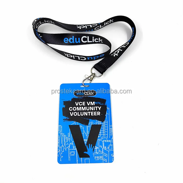 Customizable Plastic ID Badges for Events and Conferences
