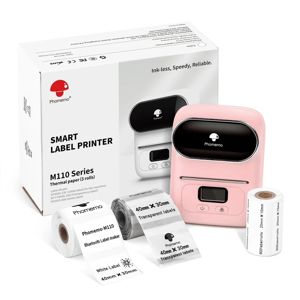 thermal label printer phomemo m110 wireless