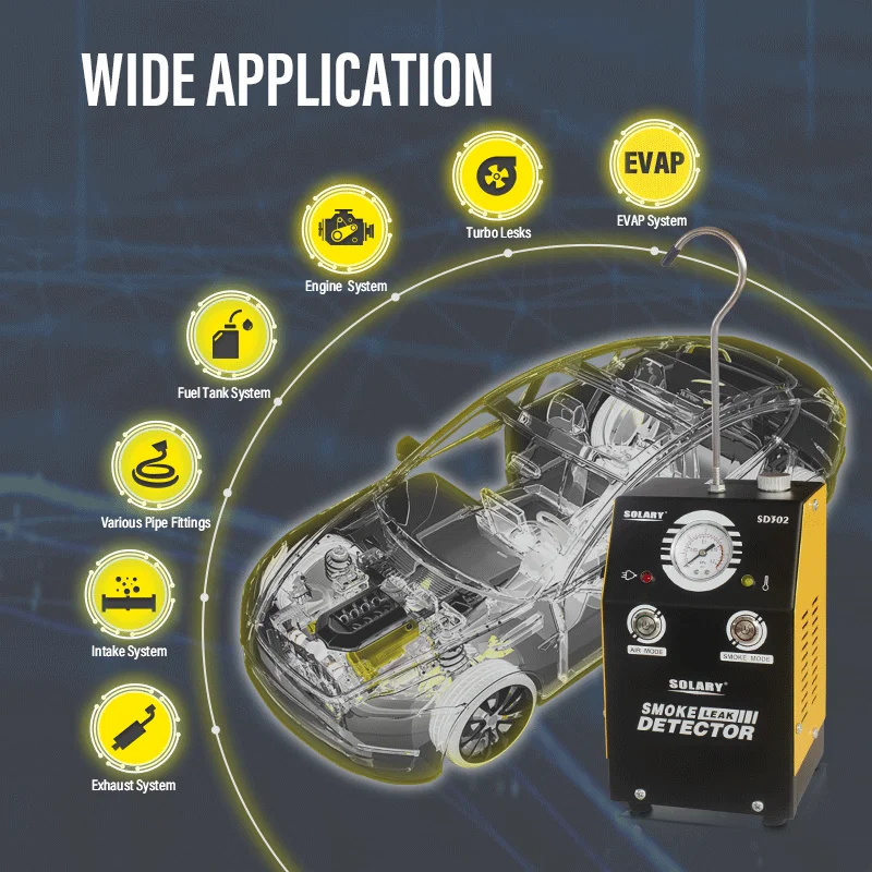 Factory SD302 Intake Pipe EVap Smoke Machine Leak Detector Car Smoke Machine Leak Tester Machine Smoke Leak Detector