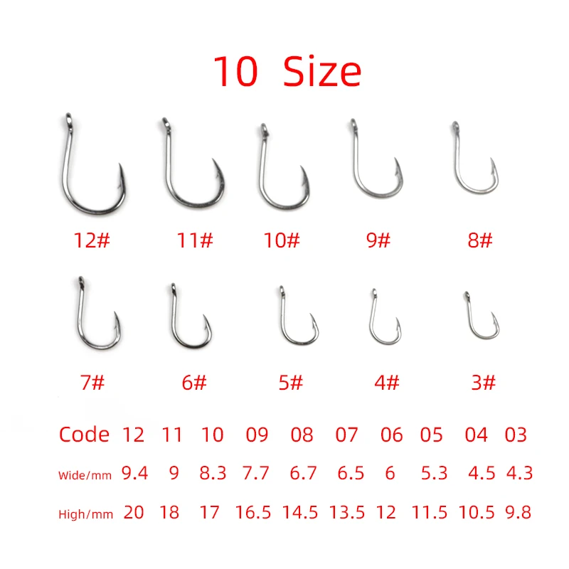 carp fishing hooks assort circle hooks